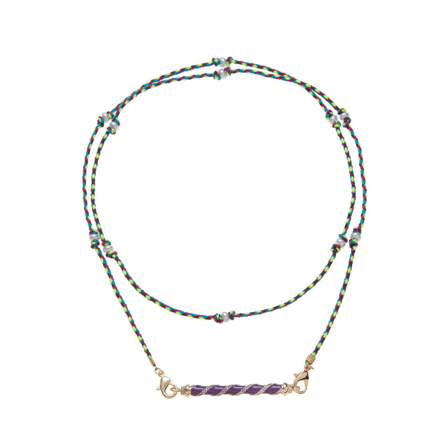Collana con ciondolo geometrico vintage in acciaio al titanio placcato oro unisex, design affusolato ispirato ai Tarocchi