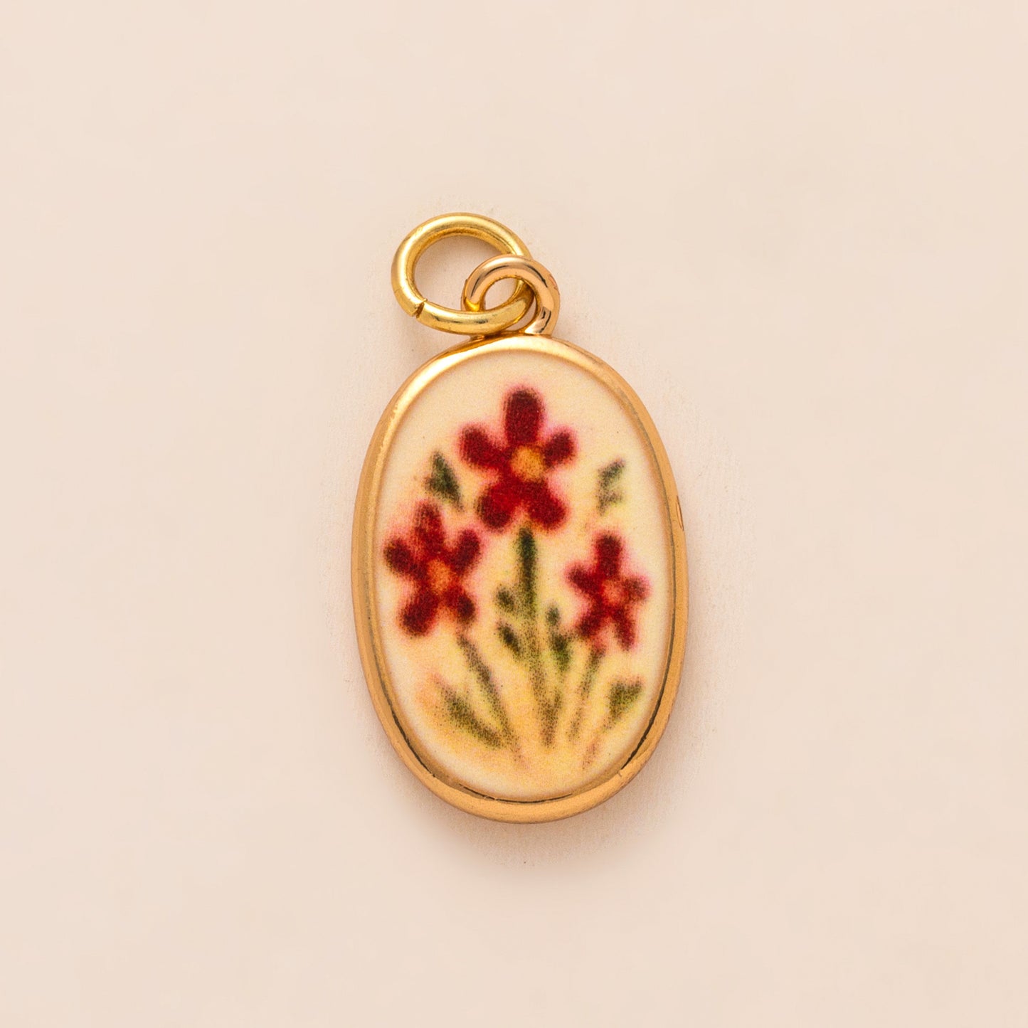 Vintage Plated Brass Lobster Charm Bar