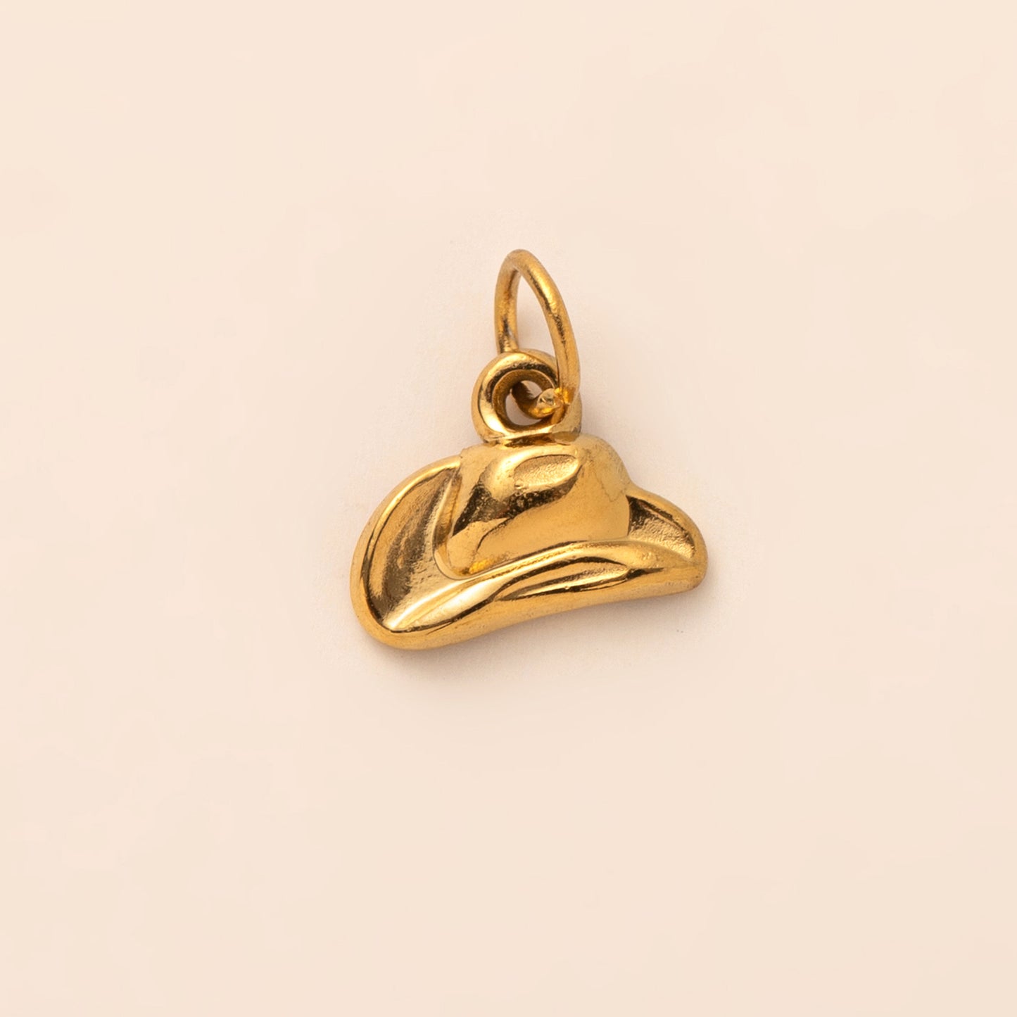 Vintage PVD 18K Gold Plated Stainless Steel Star Charm Bar