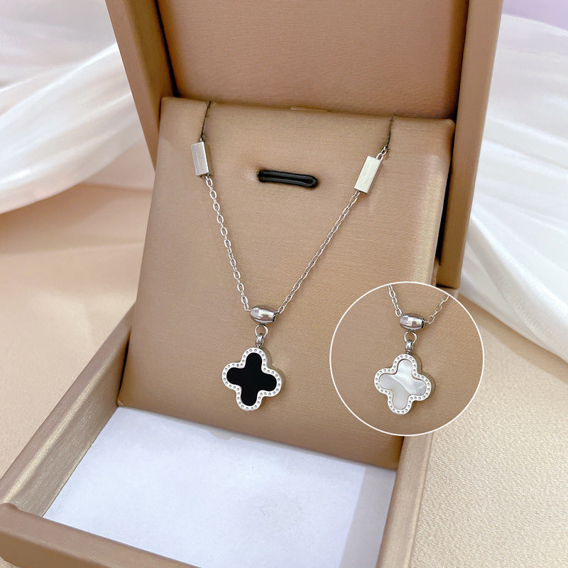 Minimalist Geometric Titanium Steel Plated Necklace for Unisex