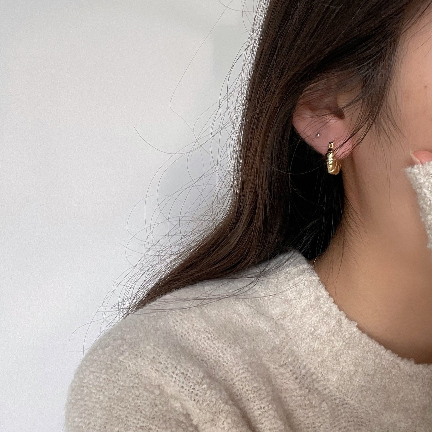 Minimalist Star-Shaped 925 Sterling Silver Ear Cuffs Ear Bone Rings Handmade Cold-Tone Jewelry