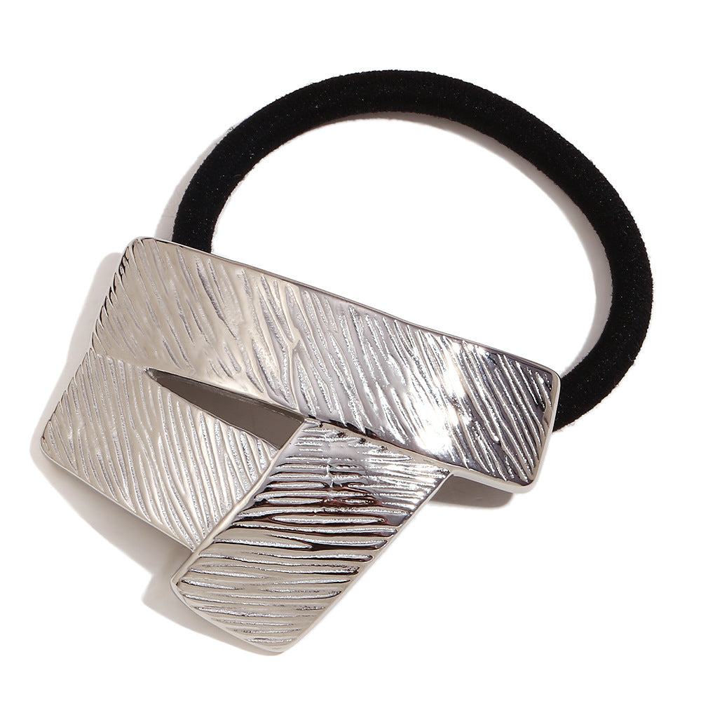 Vintage Butterfly Wing Hair Tie for Women Made of Stainless Steel with 18K Gold Plating