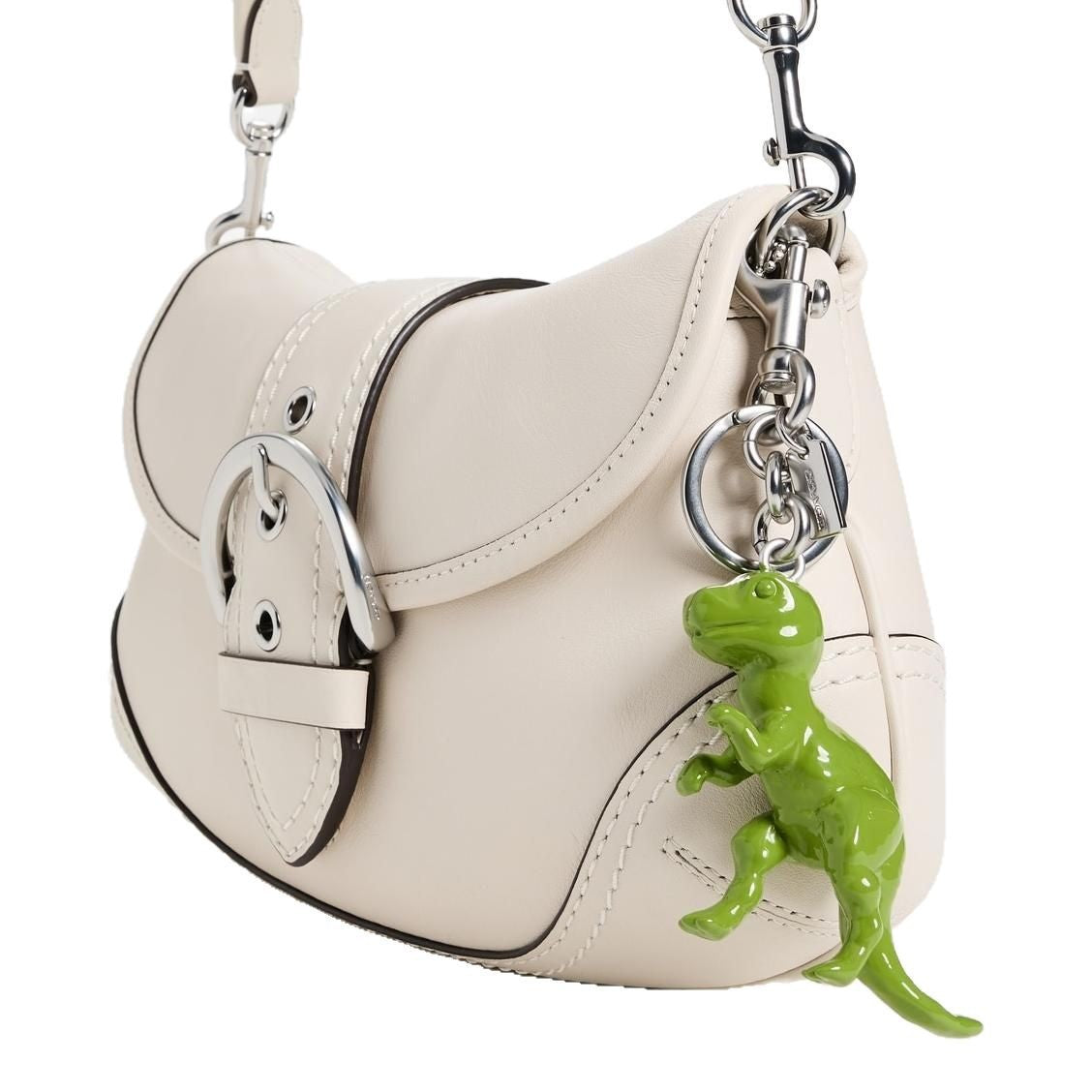 Sweet Plated Brass Animal Heart Teardrop Bag Charm with Ball Chain and Tassel