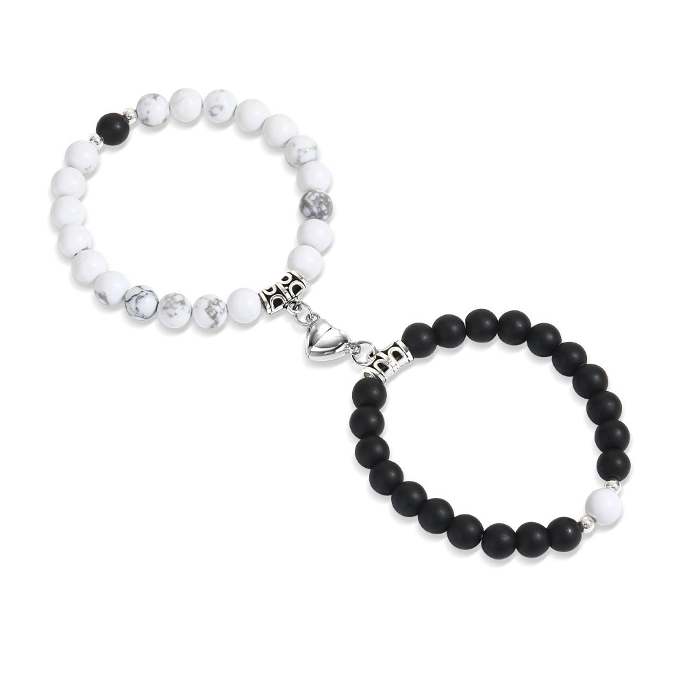 Geometric Round Turquoise Plated Bracelet Set