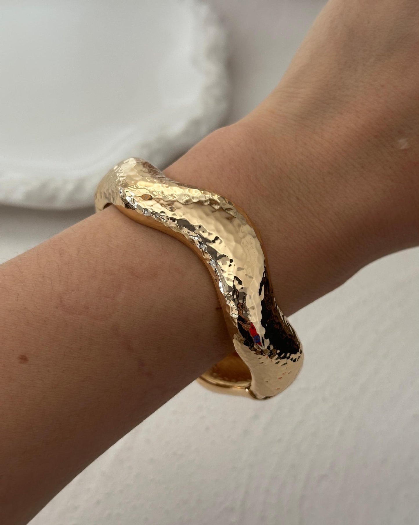 Casual Luxury Geometric Gradient Resin Drip Oil Bracelet