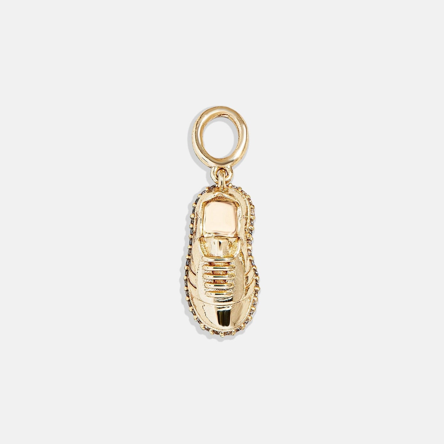 Fashion Business Stainless Steel 18K Gold Plated PVD Geometric Charm Bar for DIY Keychain Bag Pendant Brooch Accessories