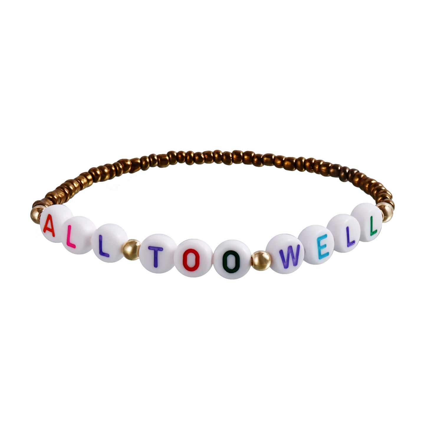 Bohemian Geometric Beaded Bracelet with Plated Finish for Women