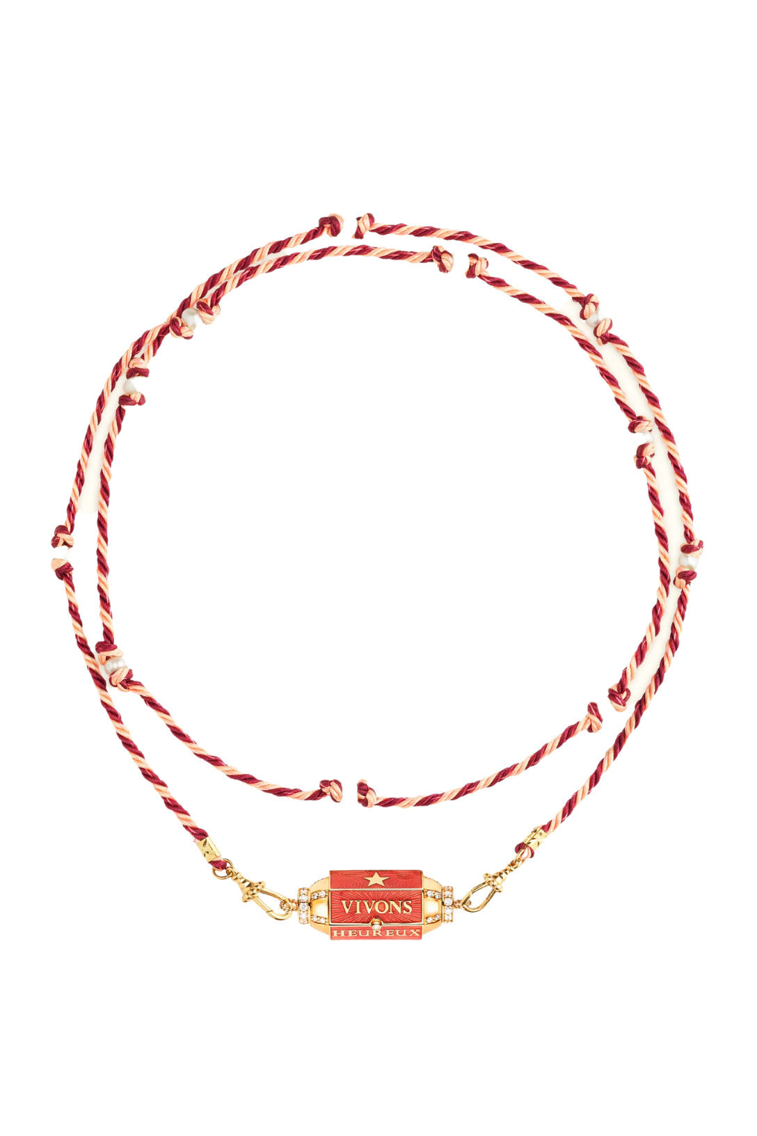 Collana Amore Tarot Occhio Stellare Geometrico in Rame Placcato Oro con Catena Regolabile
