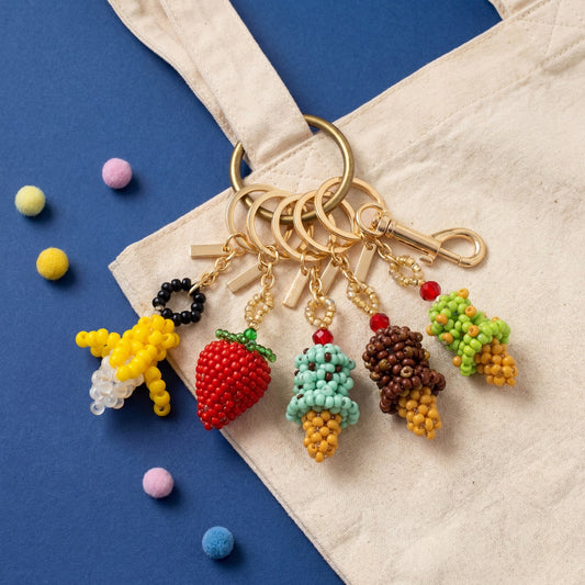 Fruit Food Series DIY Charm Bar Keychain Bag Pendant
