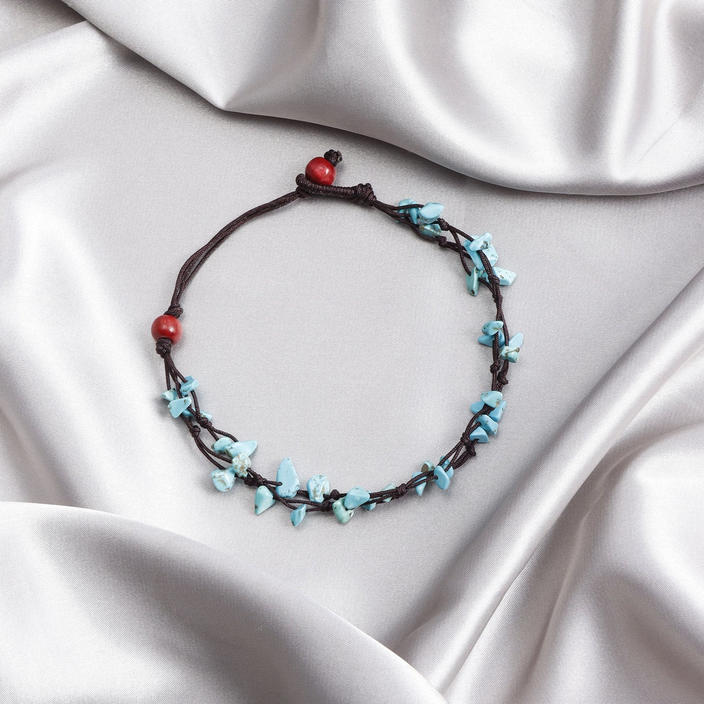 Casual Handmade Geometric Rope Anklet Bracelet for Women