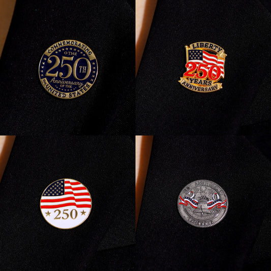 Minimalist Geometric Number Drip Oil Zinc Alloy Brooch Pin Unisex Commemorative Badge