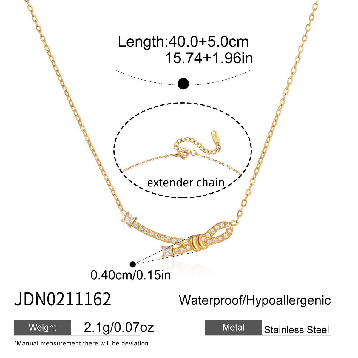Elegant Minimalist Geometric Round Stainless Steel Plated Cubic Zirconia Bracelet for Women