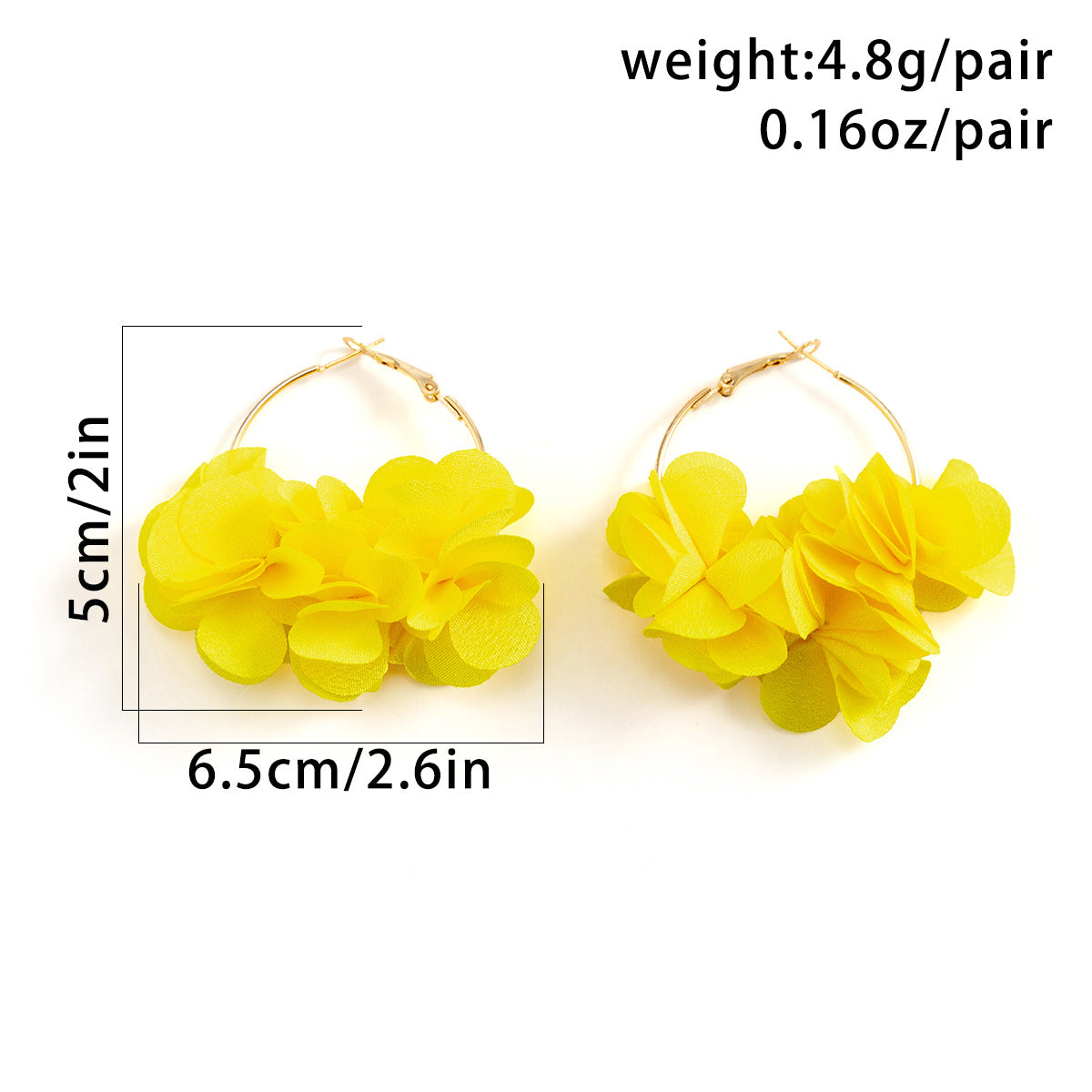 Rustic Floral Rose and Camellia Earrings with Colorful Tassel Embellishment in Metal with Plated Finish