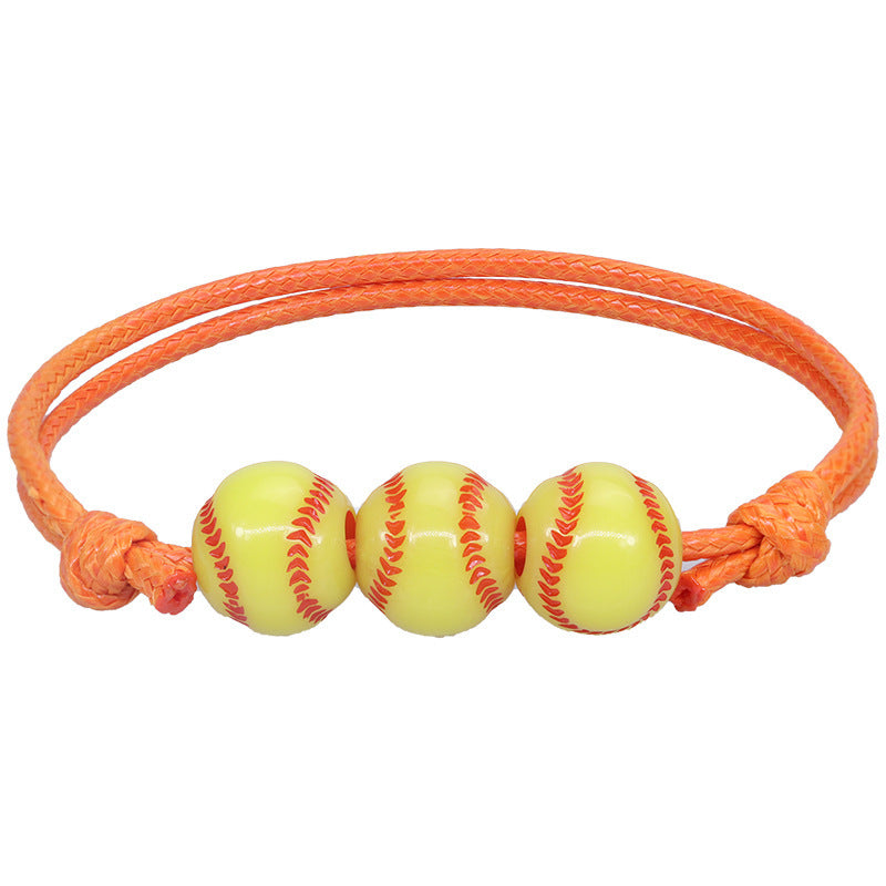 Sporty Unisex Resin Braided Bracelet