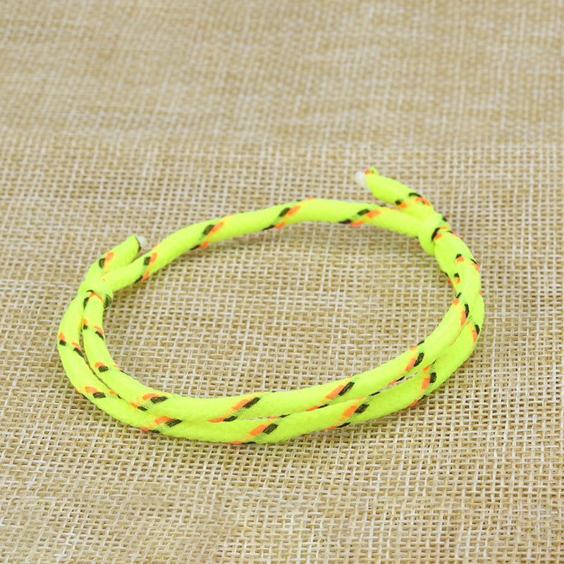 Fashion Geometric Star Pattern Woven Friendship Bracelet Adjustable Cord Handmade Gift for Teens Unisex