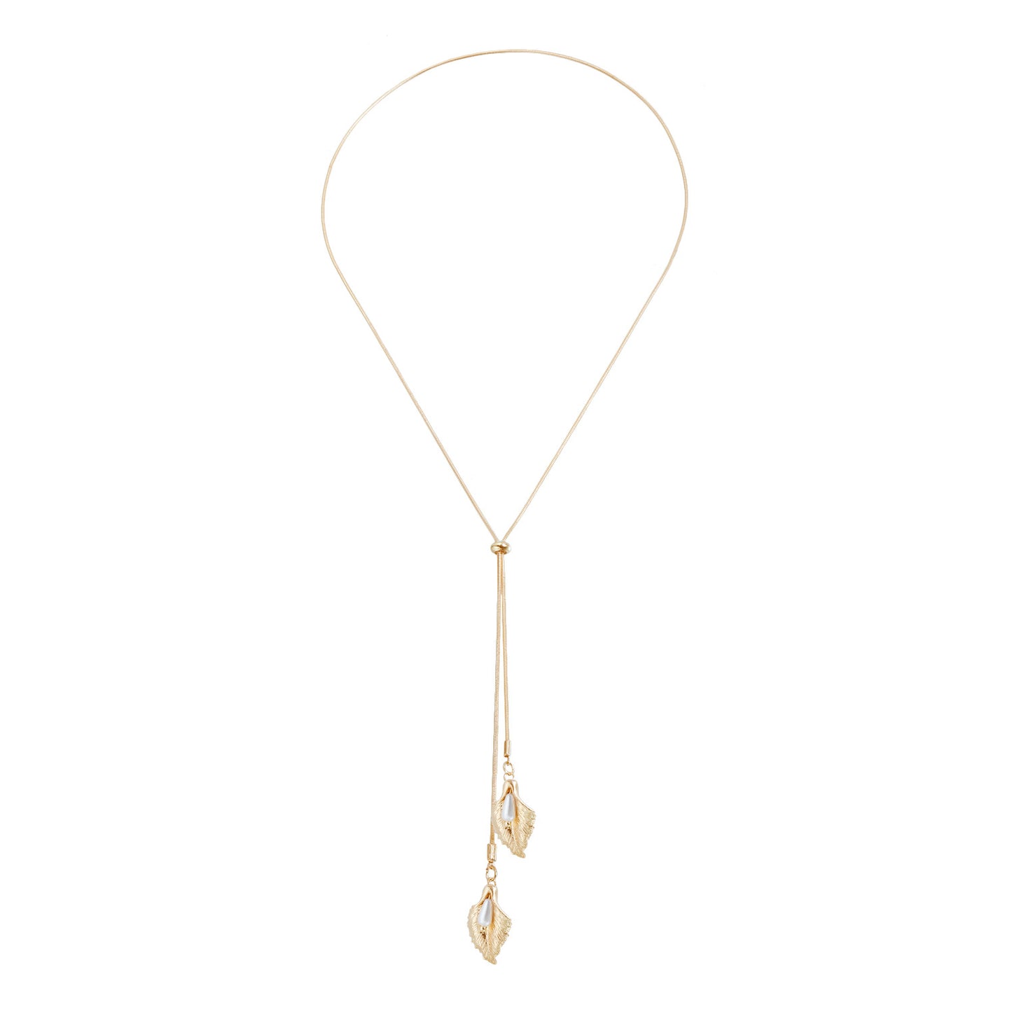 Vintage Elegant Floral Geometric Drip Oil Plated Alloy Necklace for Women