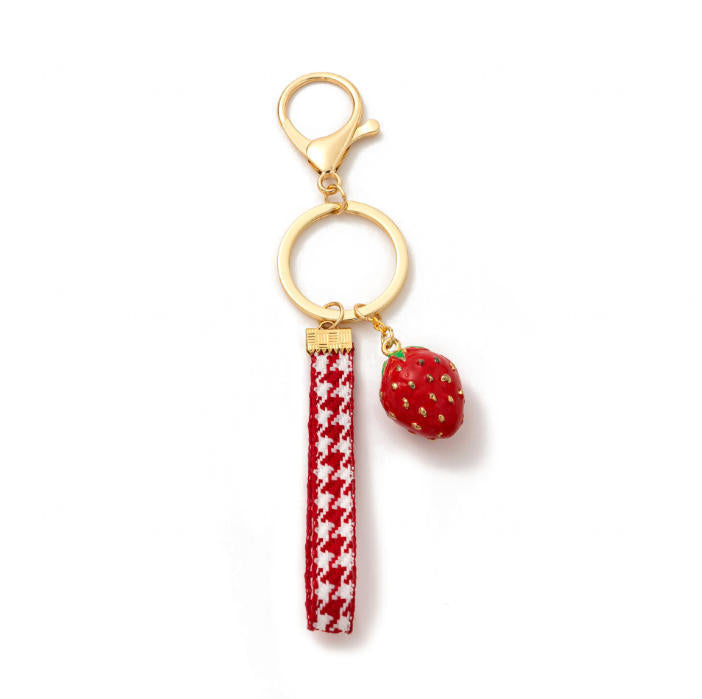 Sweet 18K Gold Plated Alloy Heart and Fox Charm Bar for Women