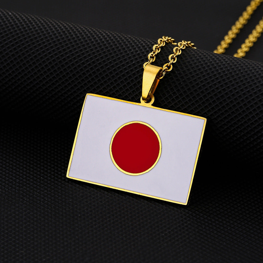 Collar con Colgante Geométrico Minimalista de Acero Inoxidable con Enchapado al Vacío para Uso Casual y Diario Unisex