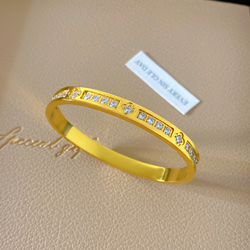 18K Gold Plated Titanium Steel Bracelet
