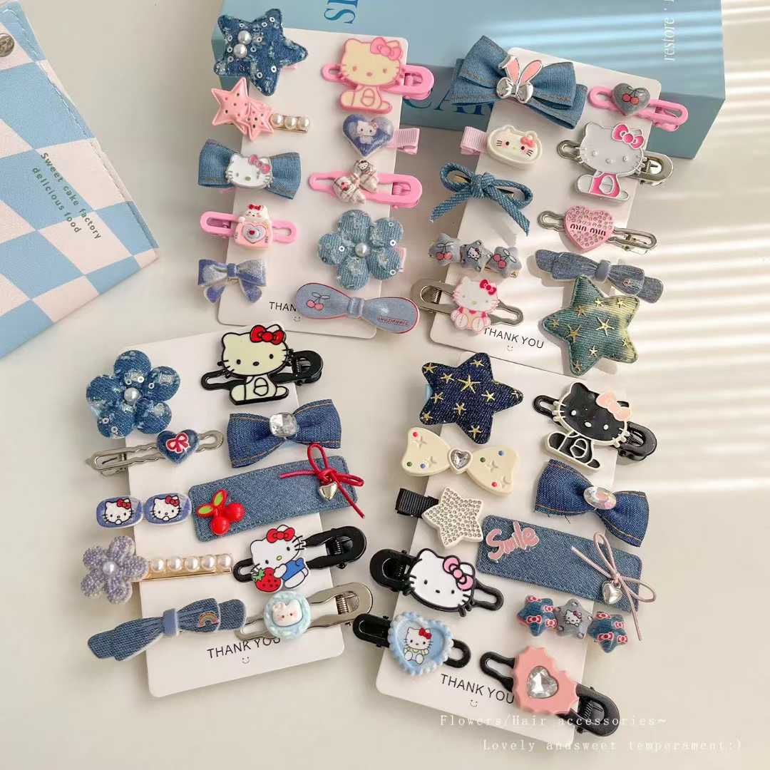 Natural Style Bow-Shaped Polyester Hair Clip for Girls with Ruffled and Mesh Details, Duckbill Clip Design, Princess Collection