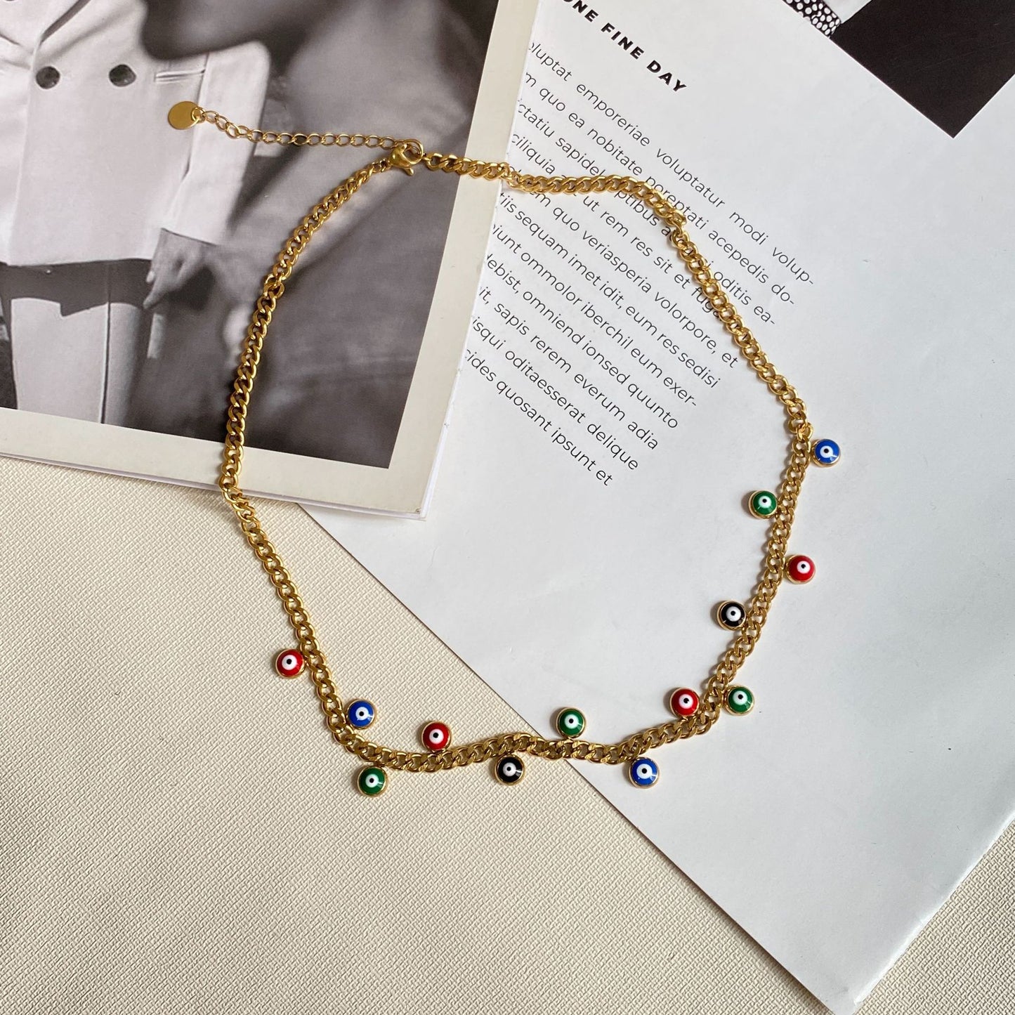 Minimalist Luxury Butterfly Titanium Steel Plated Necklace Unisex