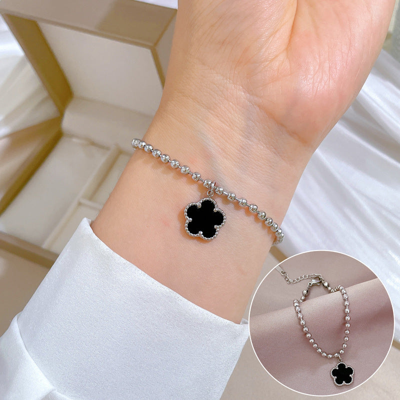 Zodiac Luxury Titanium Steel Gold Plated Bracelet with Cubic Zirconia for Unisex