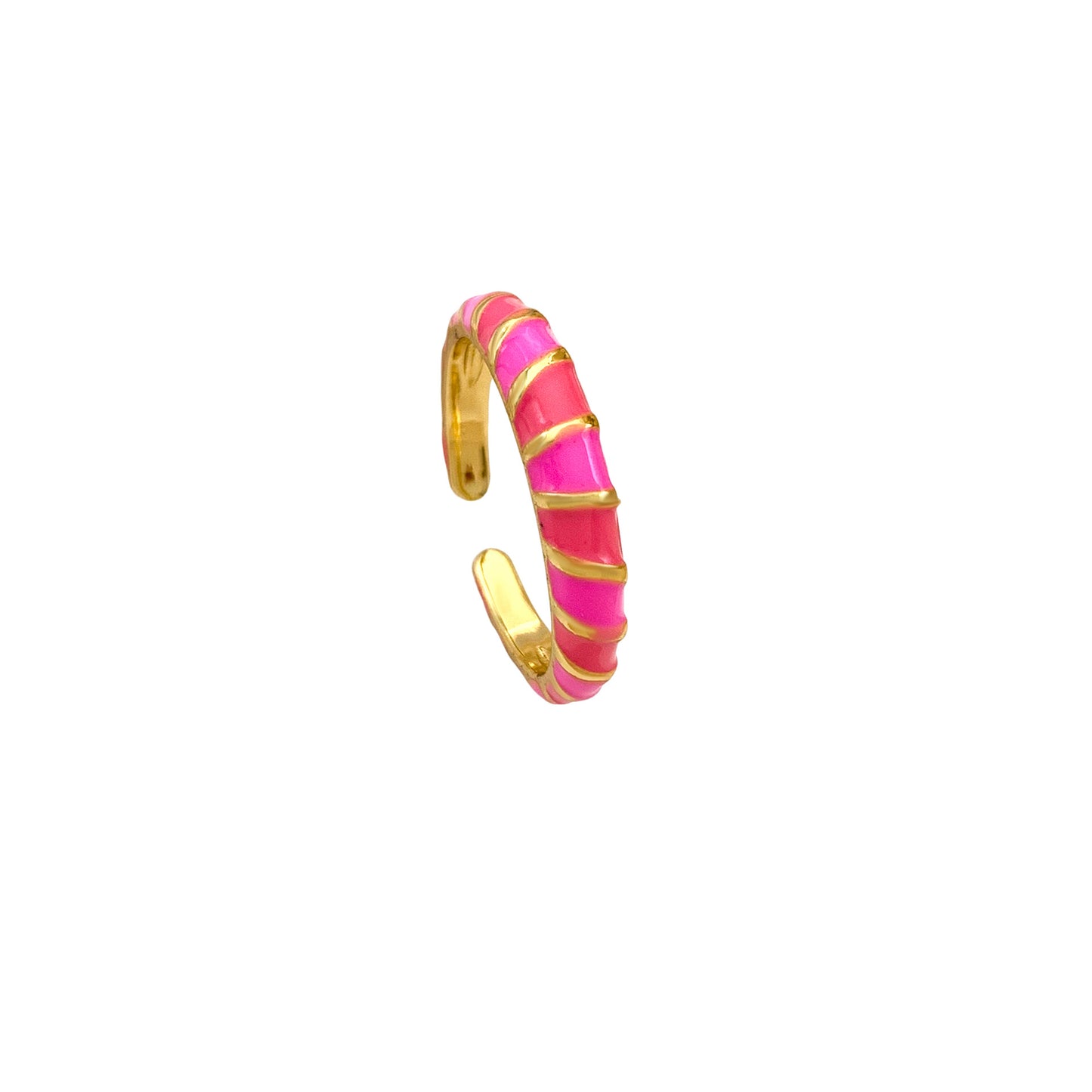 Minimalist Luxury Geometric Open Ring Alloy Gold Plated Women's Jewelry