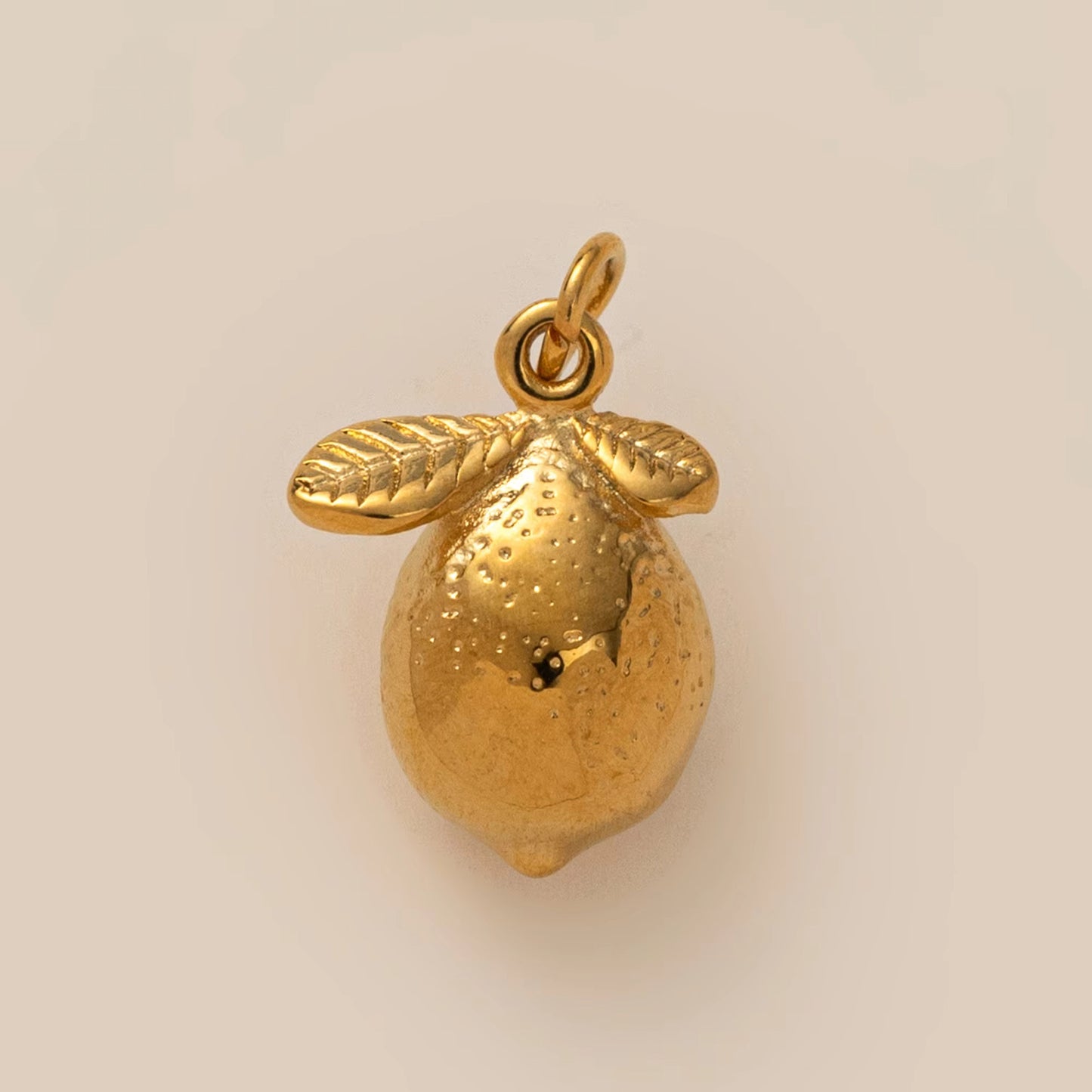 Minimalist Luxury 18K Gold Plated Stainless Steel Fruit Pendant Necklace for Unisex
