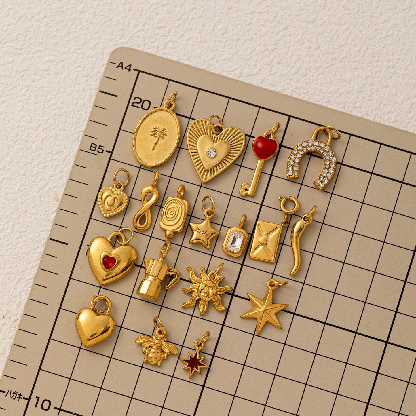 Barra Vintage de Acero Inoxidable Chapado en Oro con Dije de Estrella para Collar de Cadena de Maíz, Accesorios de Joyería DIY Unisex