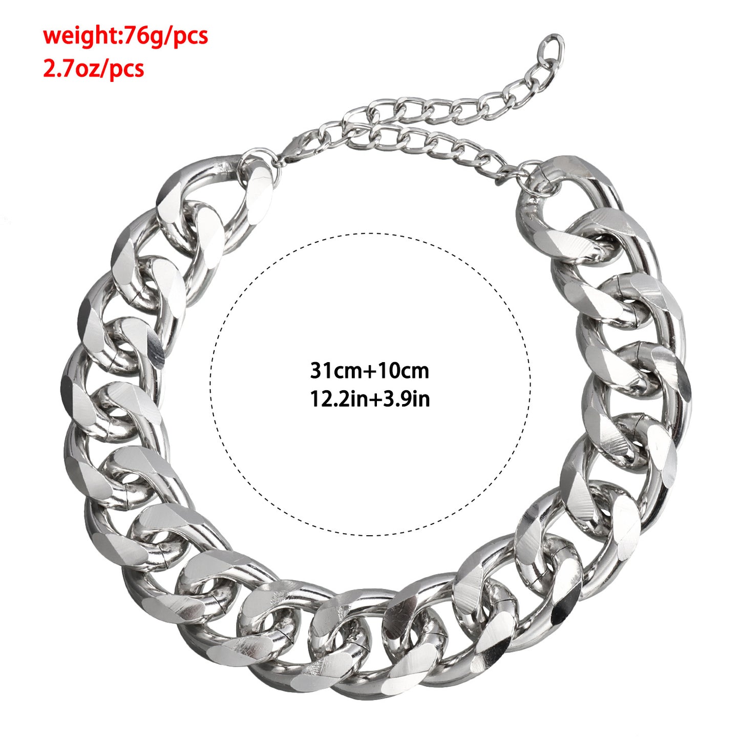 Fashionable Geometric Metal Pendant Necklace with Electroplated Finish for Women Locket Style Single-Layer Collarbone Chain