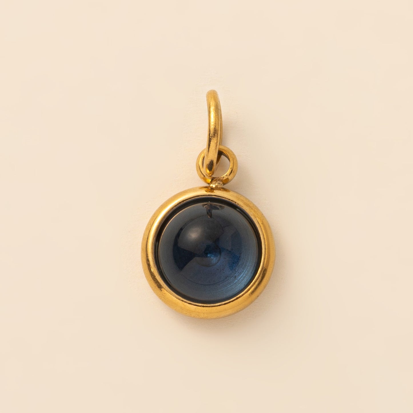 18K Gold Plated Stainless Steel Teardrop Star Cubic Zirconia Pendant Necklace for Unisex