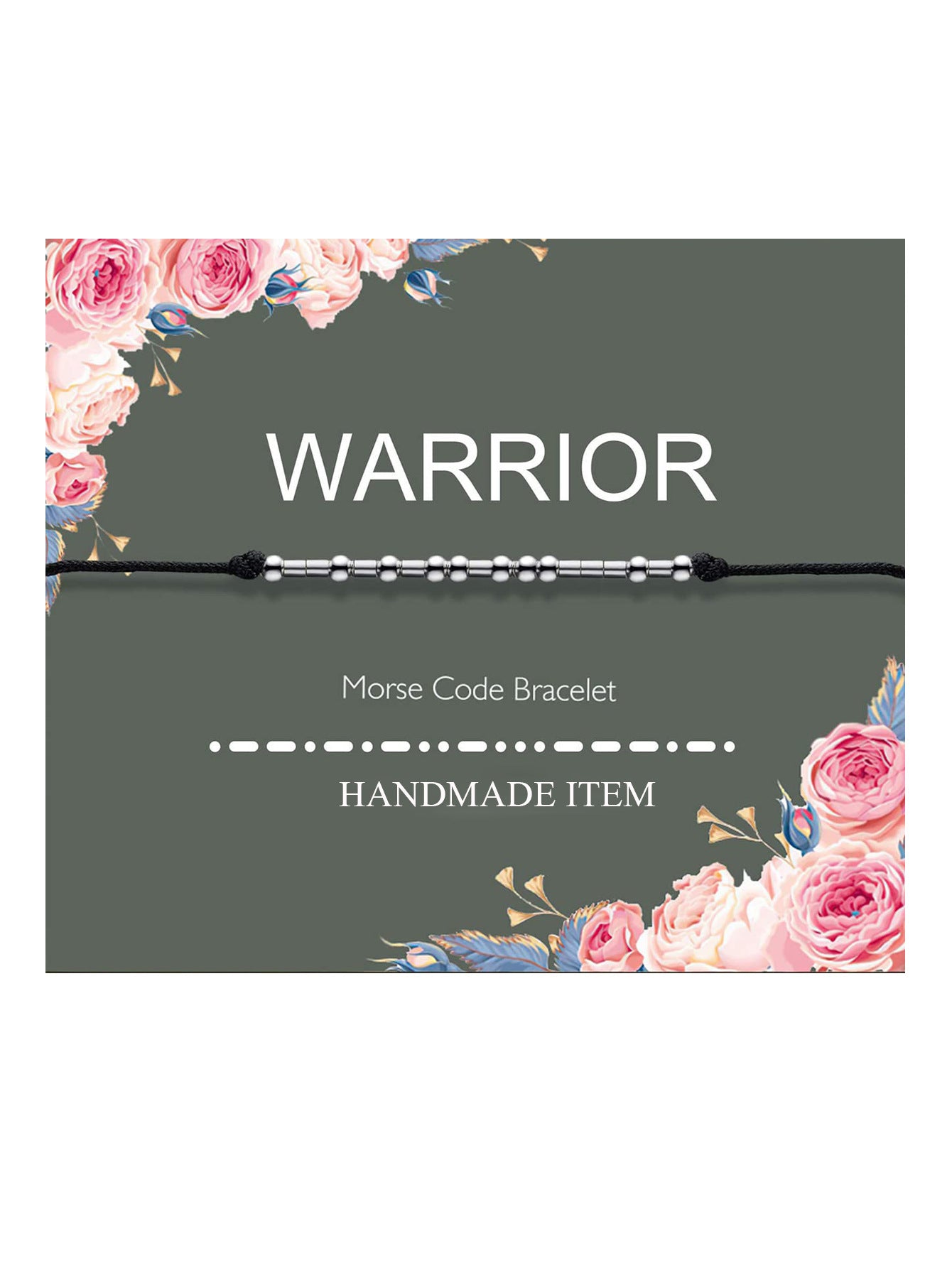 Minimalist Morse Code Hand-woven Stainless Steel Adjustable Bracelet