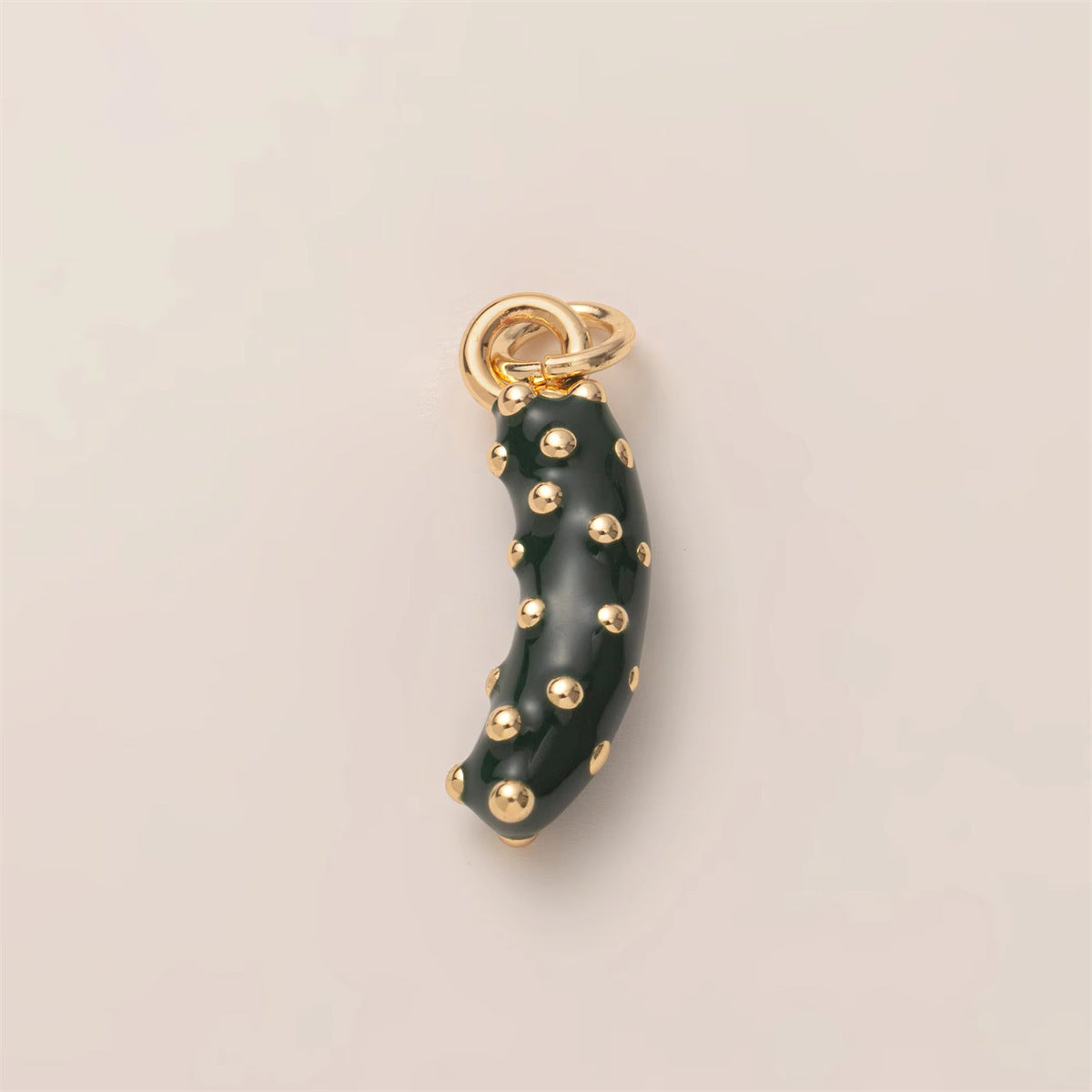 Fashion PVD Plated Brass Food Theme DIY Charm Bar Pendant