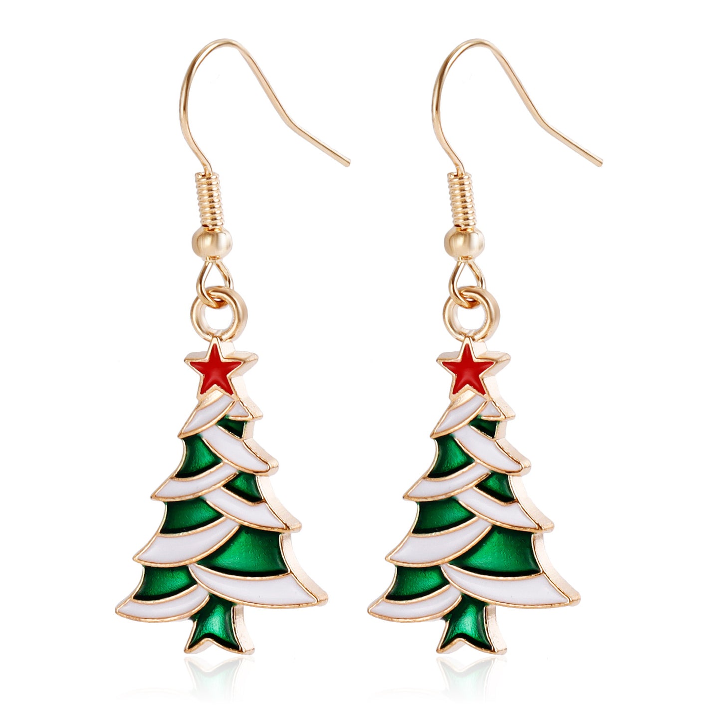Geometric Plated Alloy Earrings for Women
