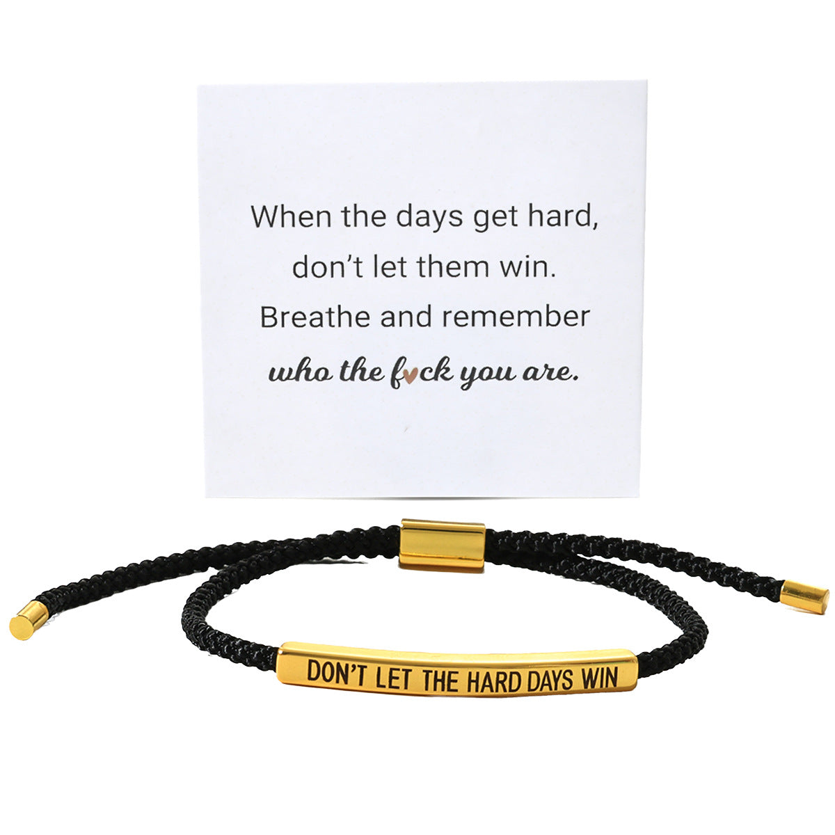 Pulsera de puño chapada de acero inoxidable con diseño geométrico y moderno para mujer, con tarjeta de mensaje inspirador en inglés