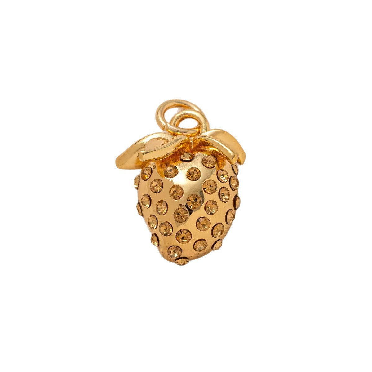 Minimalist Fruit Pattern PVD Plated Brass Charm Bar