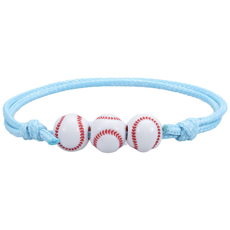 Sporty Unisex Resin Braided Bracelet