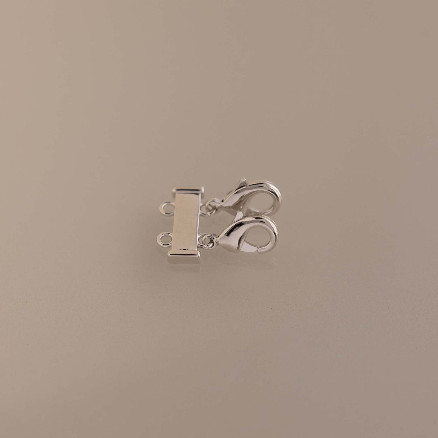 Vintage Geometric Stainless Steel PVD Gold Plated Lobster Clasp Charm Bar