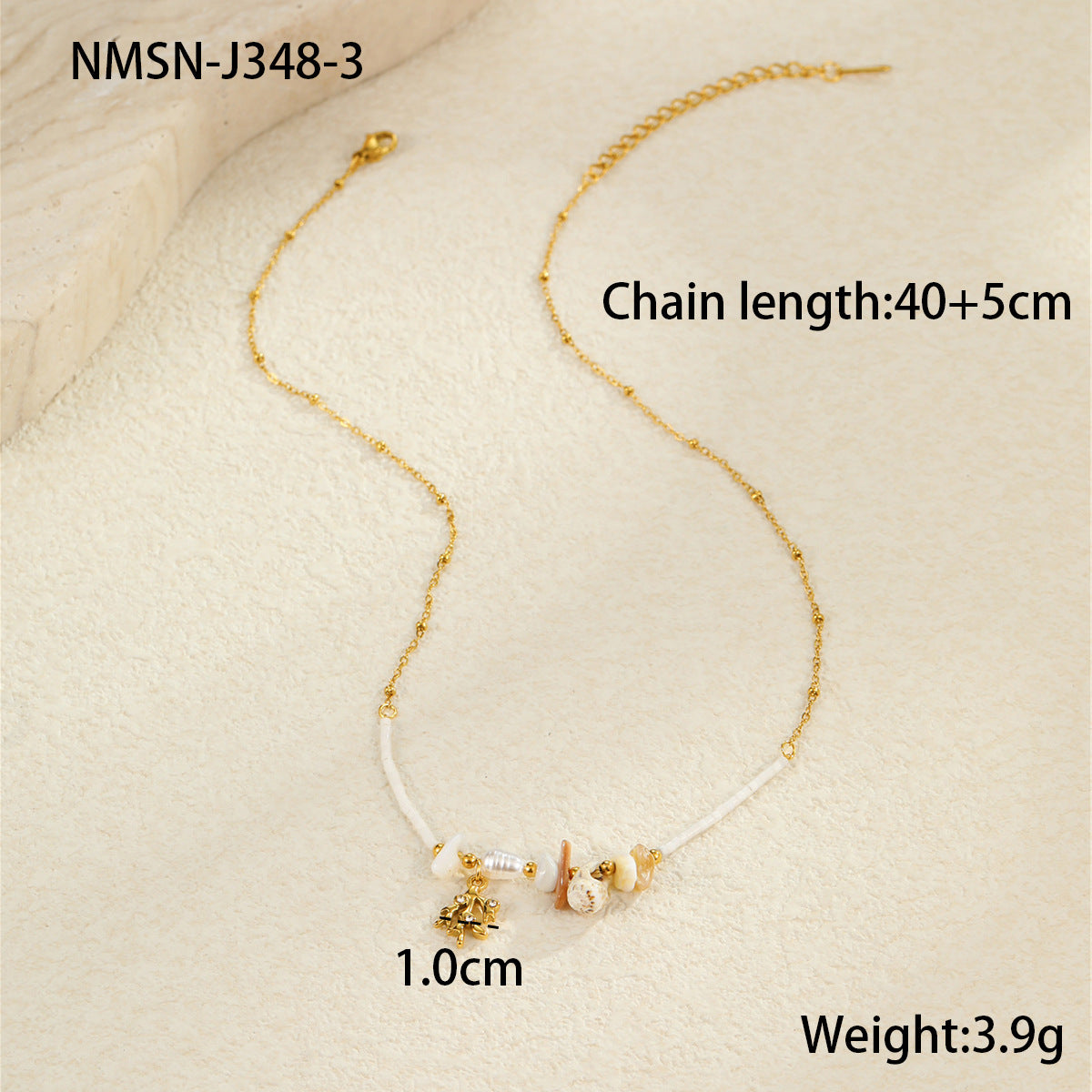 Collana alla moda in acciaio inossidabile a forma di stella con finitura smaltata da donna, gioielli Dopamine ispirati all'oceano