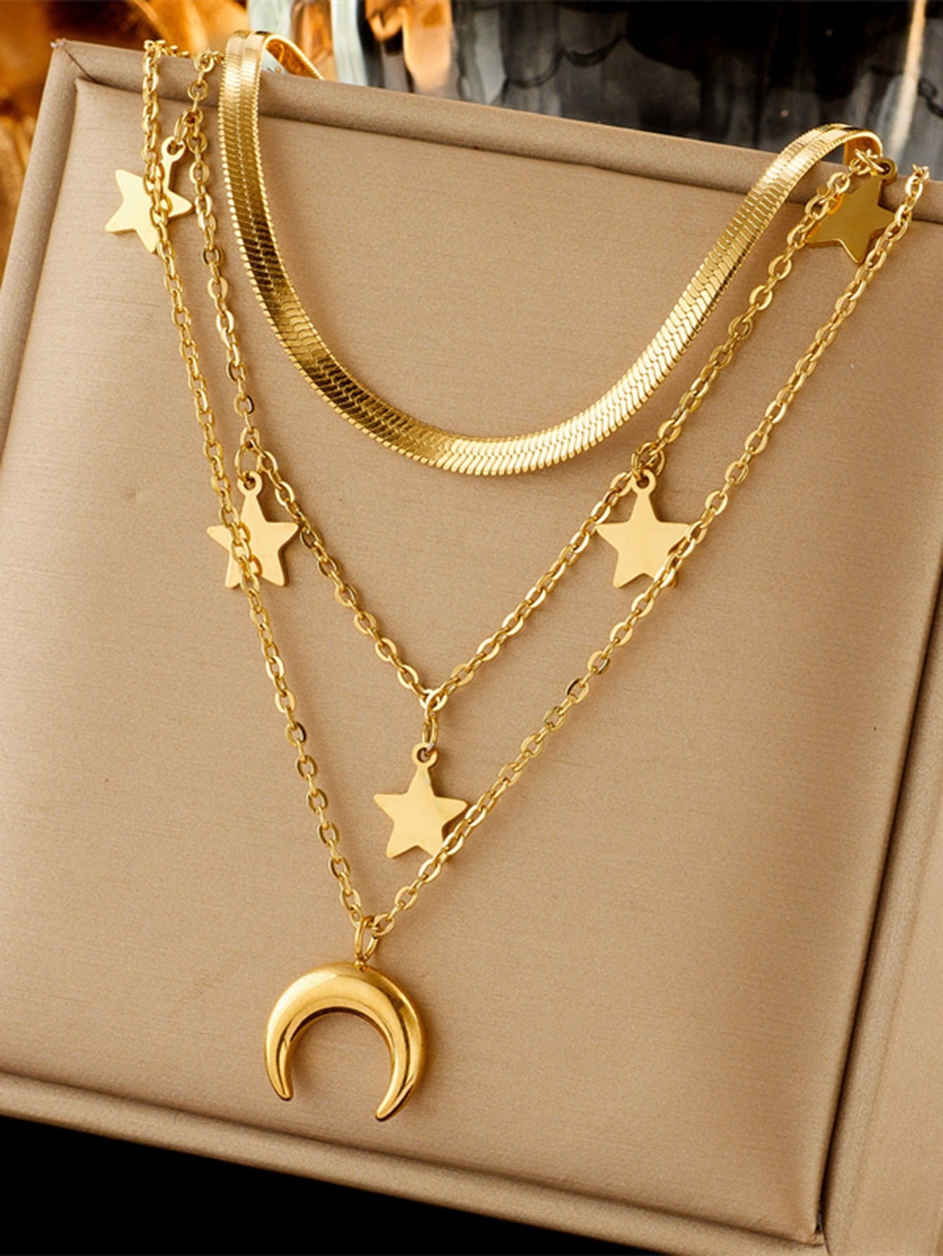 Sweet Minimalist Heart Titanium Steel Plated Necklace for Women