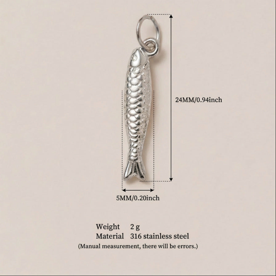 Minimalist 18K Gold Plated Titanium Steel Pendant for Women