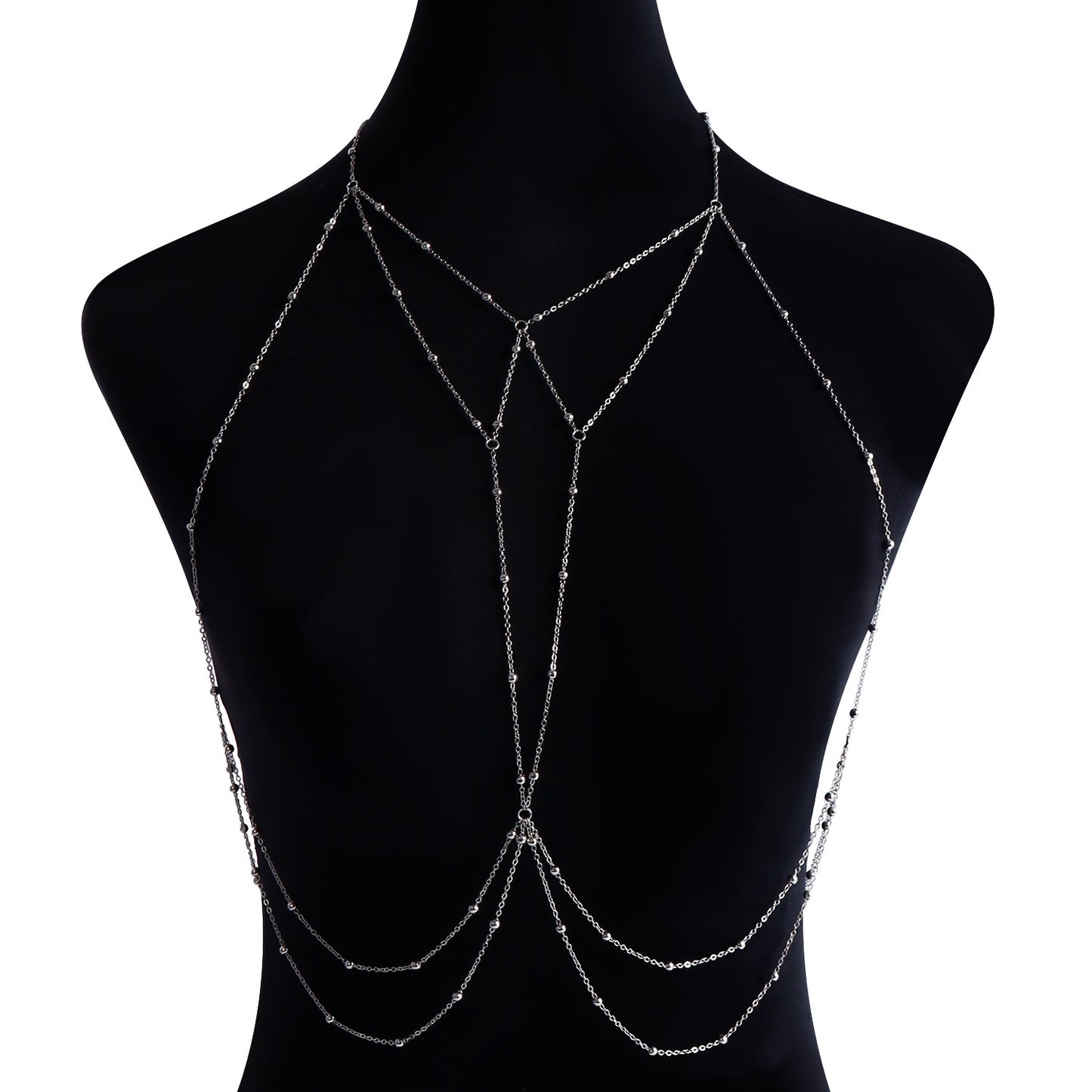 Minimalist Rhinestone Inlay Body Chain for Women
