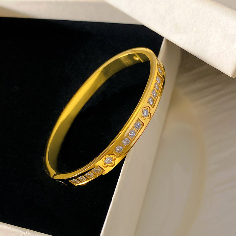 18K Gold Plated Titanium Steel Bracelet