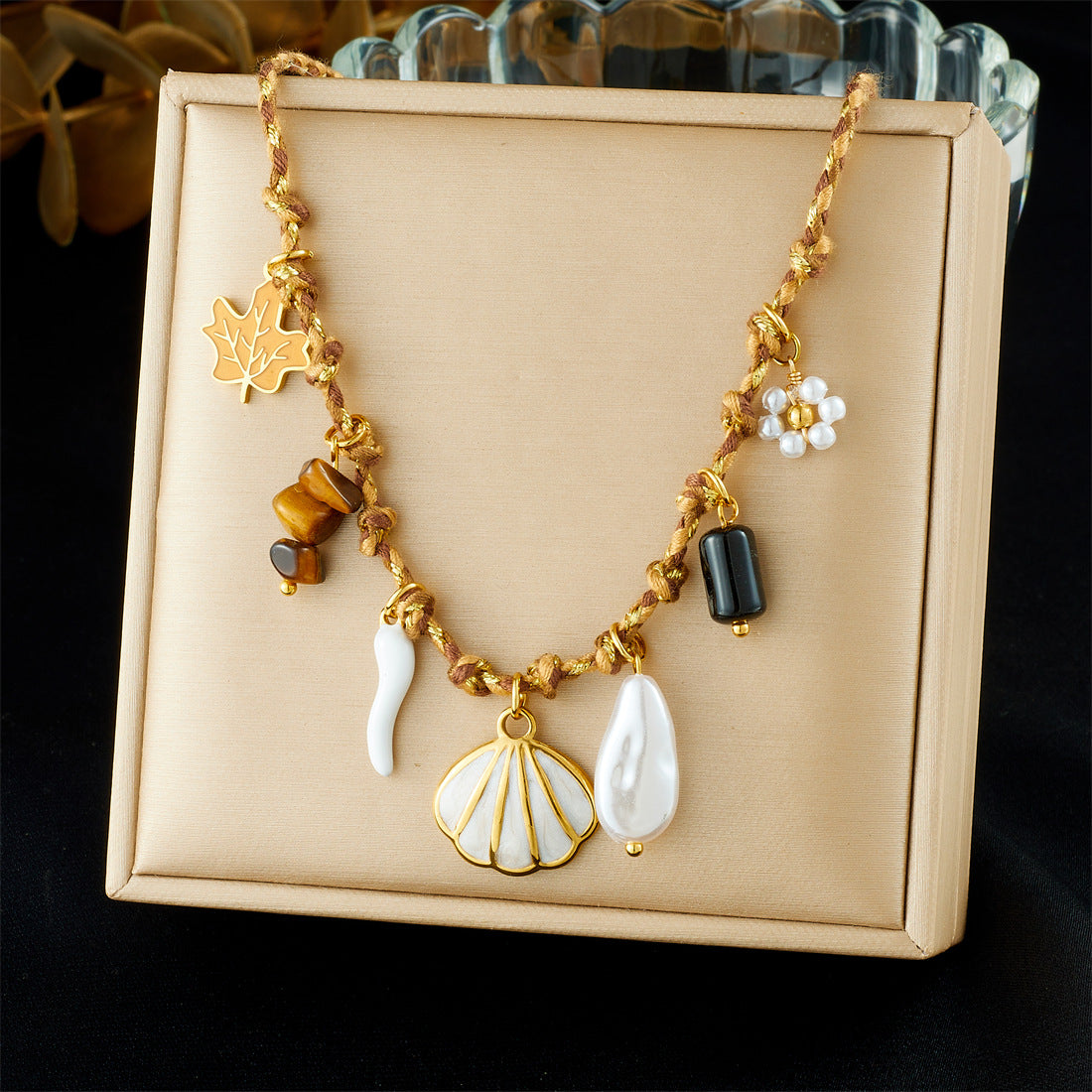 Gold Plated Stainless Steel Star and Animal Pendant Necklace for Women