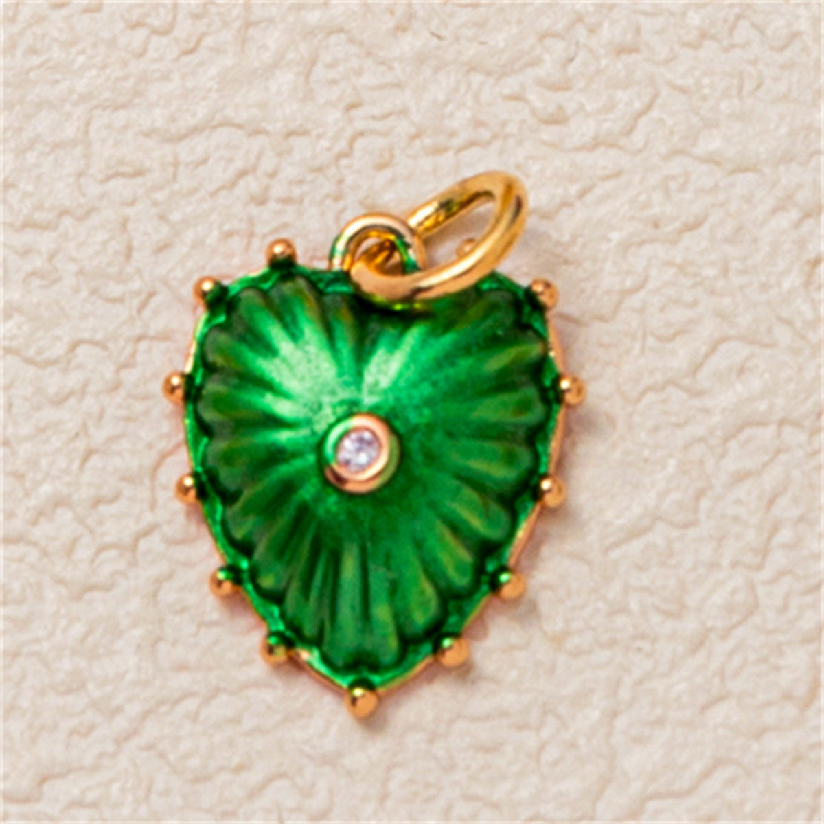 Minimalist Floral Pattern Brass PVD Plated Charm Bar