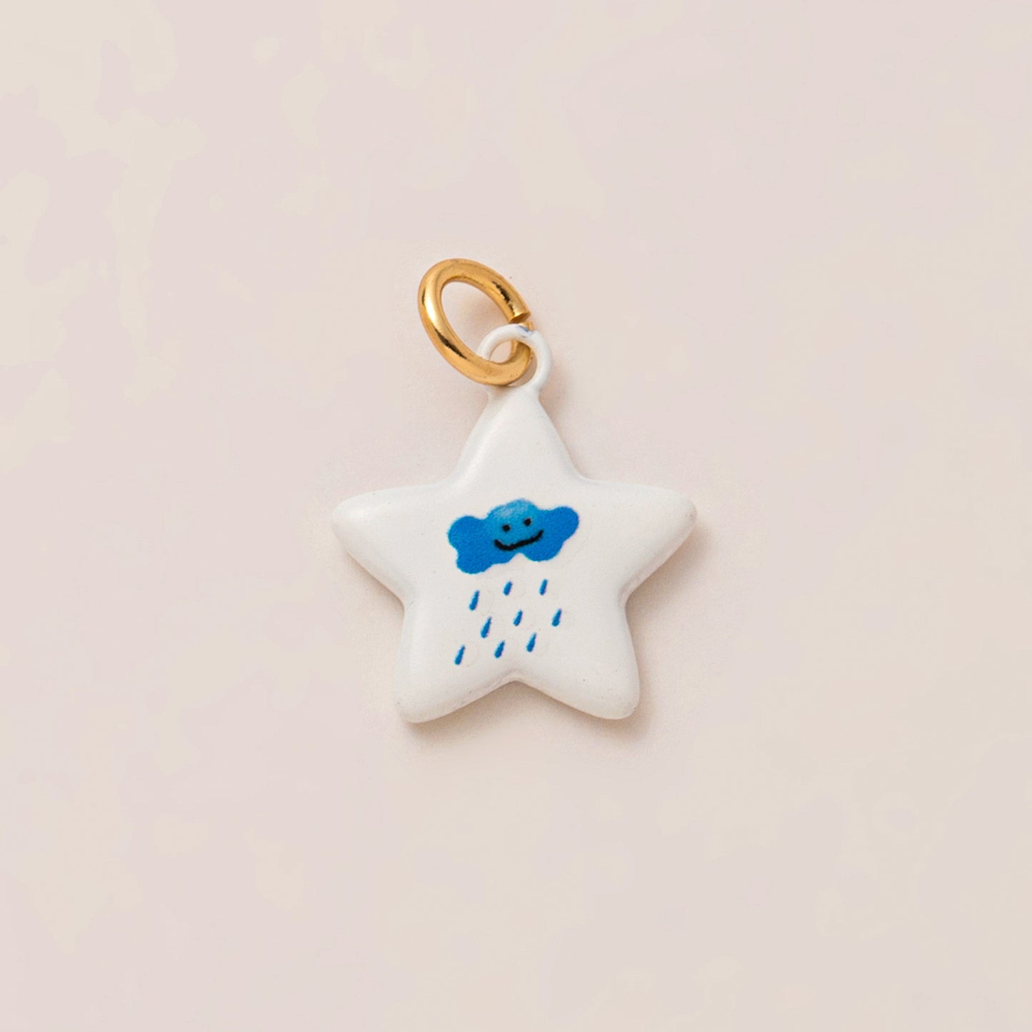 Minimalist Floral Plated Alloy Bag Charm