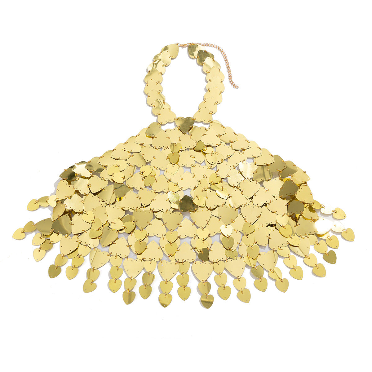 Plated Resin Tassel Body Chain for Women