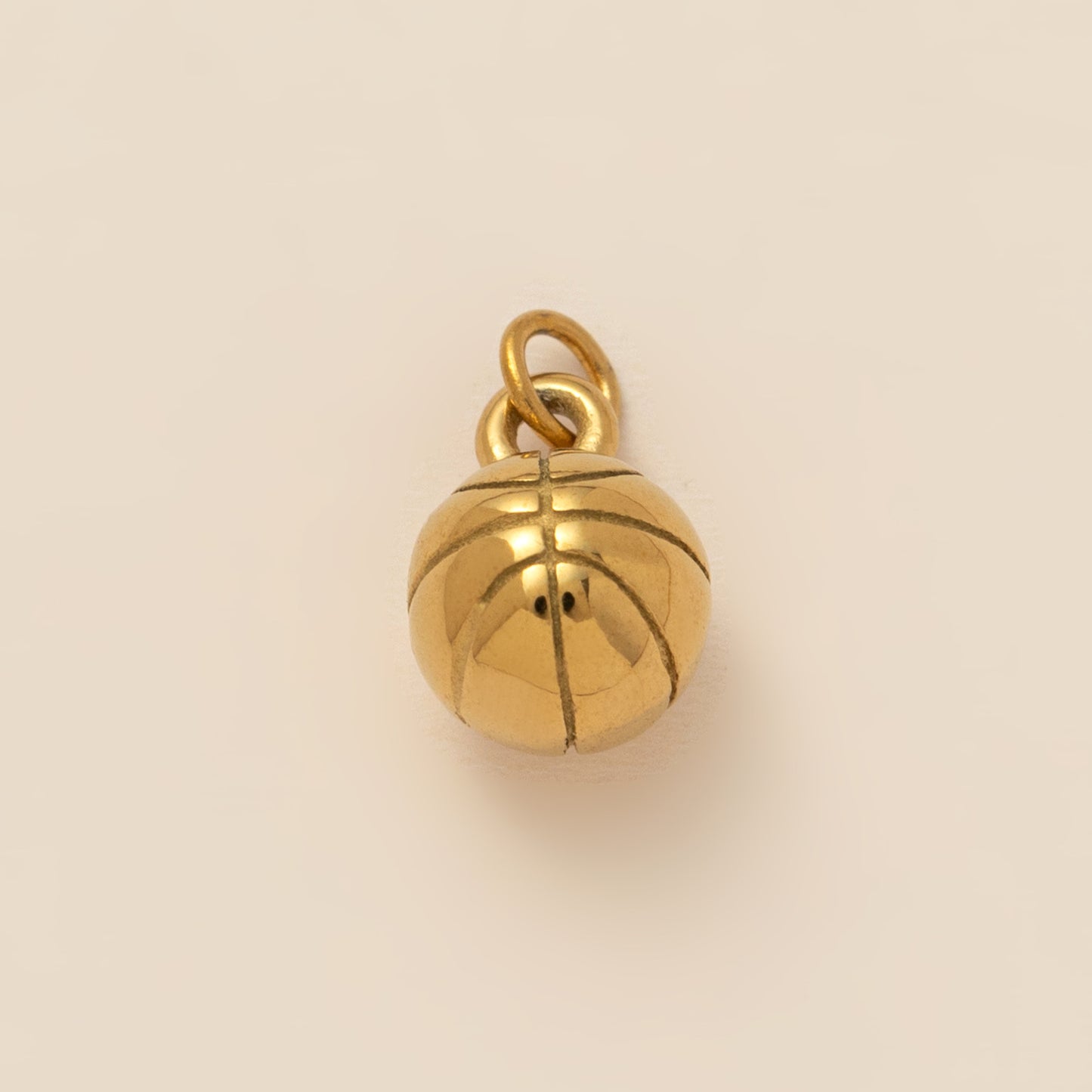 Sporty Vintage Geometric Stainless Steel PVD Ball Chain Charm Bar