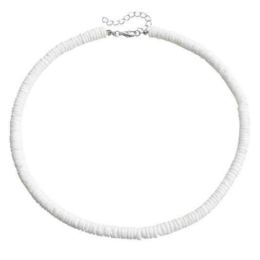 Minimalist Irregular Seashell Pendant Necklace for Women with Electroplated Finish, Beach-Inspired Clavicle Chain