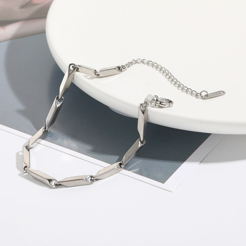 18K Gold Plated Geometric Stainless Steel Bracelet